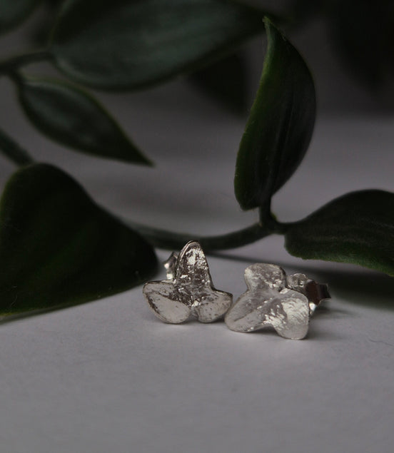 Ivy Leaf Stud Earrings